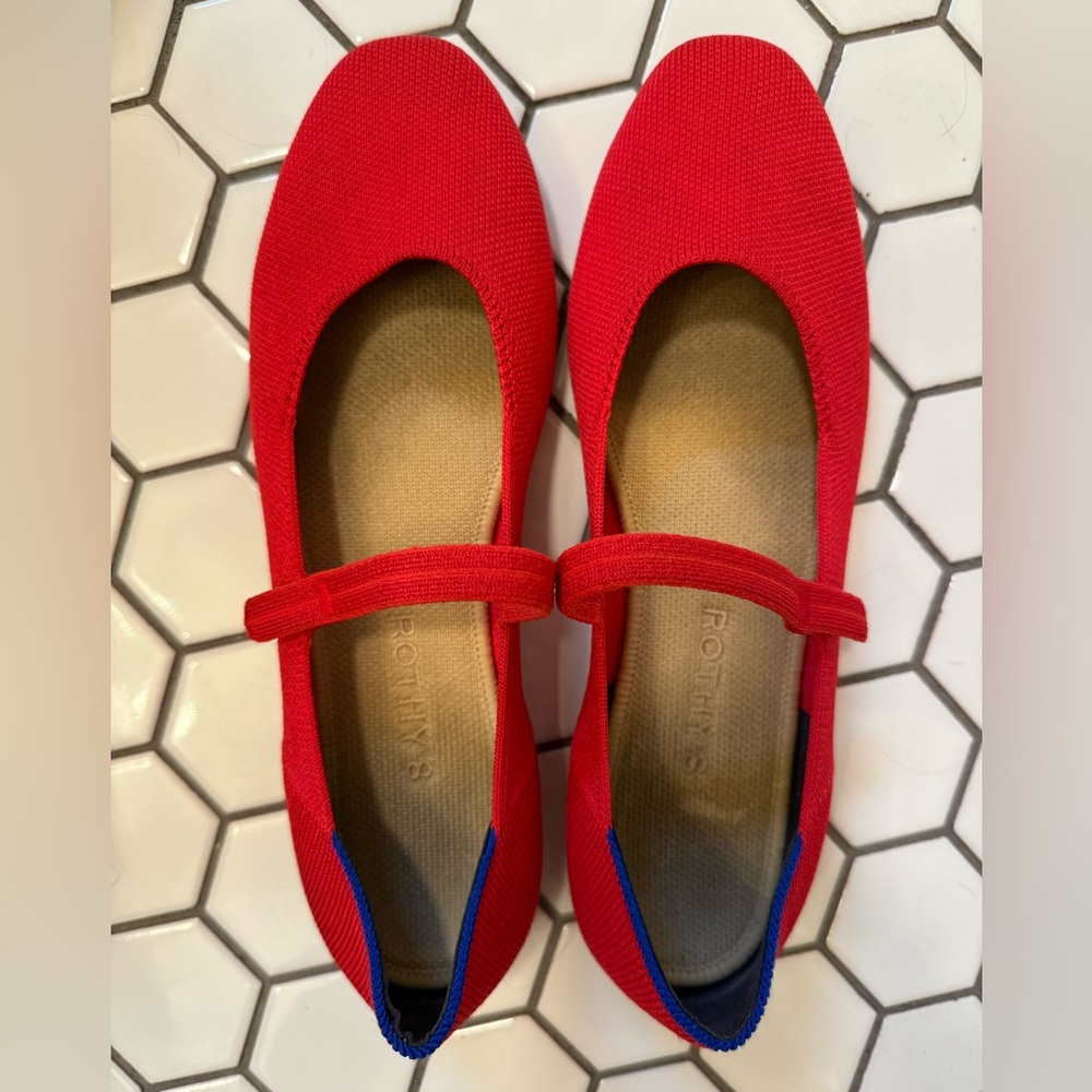 Rothy’s The Square Mary Janes, Size 8.5